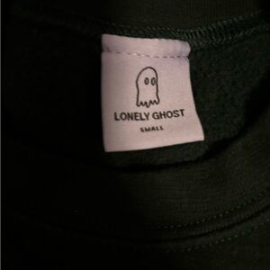RARE Lonely Ghost “Text me when you get lonely” crew neck, size small